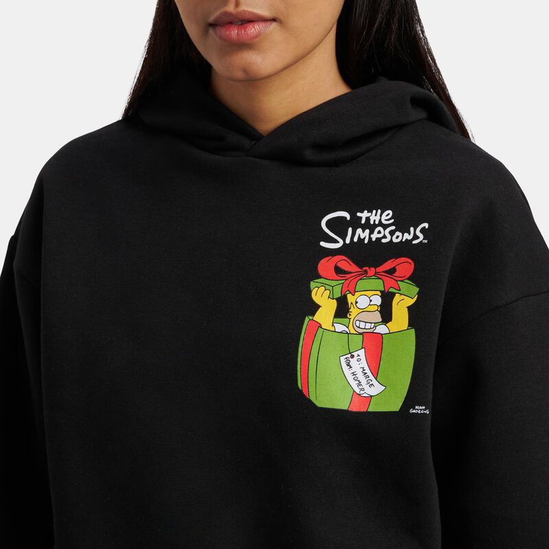 Felpa Speedy Fleece The Simpson Xmas, nero/multicolor