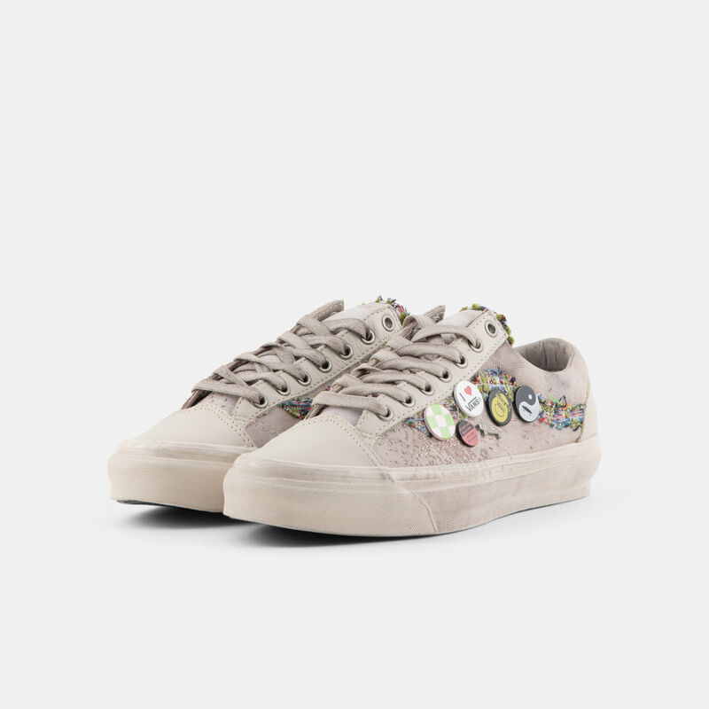 Vans Premium Old Skool 36, beige/multicolor