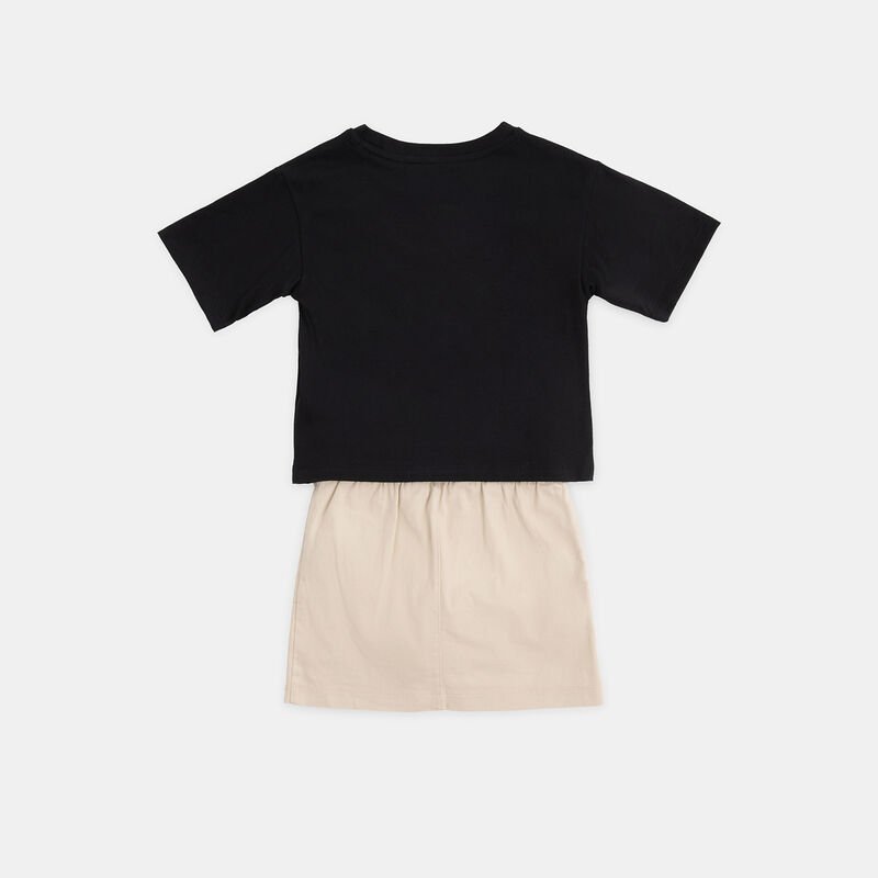 Completo Jordan I Heart MJ bambini, nero/beige/rosso