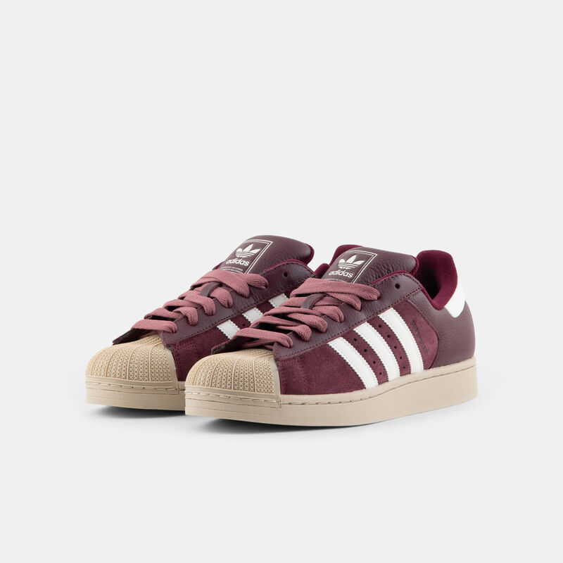 adidas Superstar II, bordeaux/beige/bianco