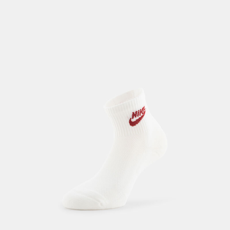 Calzini Nike Everyday Elevated Ankle (3 paia), bianco/multicolor