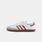 adidas Samba OG, bianco/bordeaux/marrone