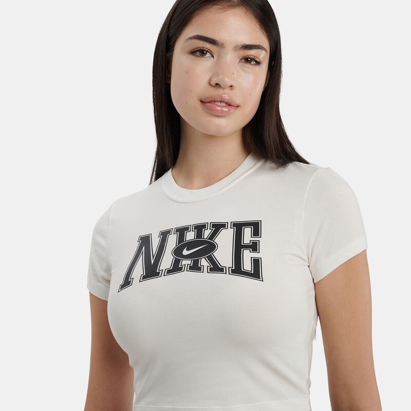 T-shirt Nike Sportswear Street, bianco/nero
