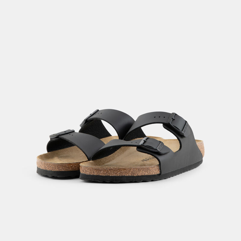 Birkenstock Arizona Nubuk, Nero/marrone