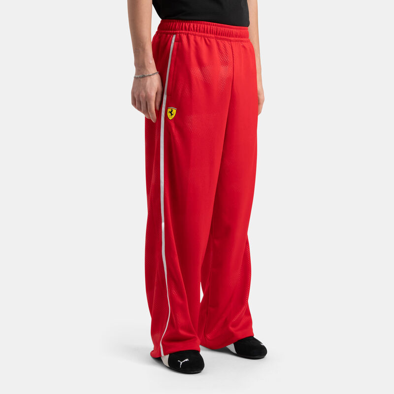 Pantaloni Puma Scuderia Ferrari T7, rosso/bianco/giallo