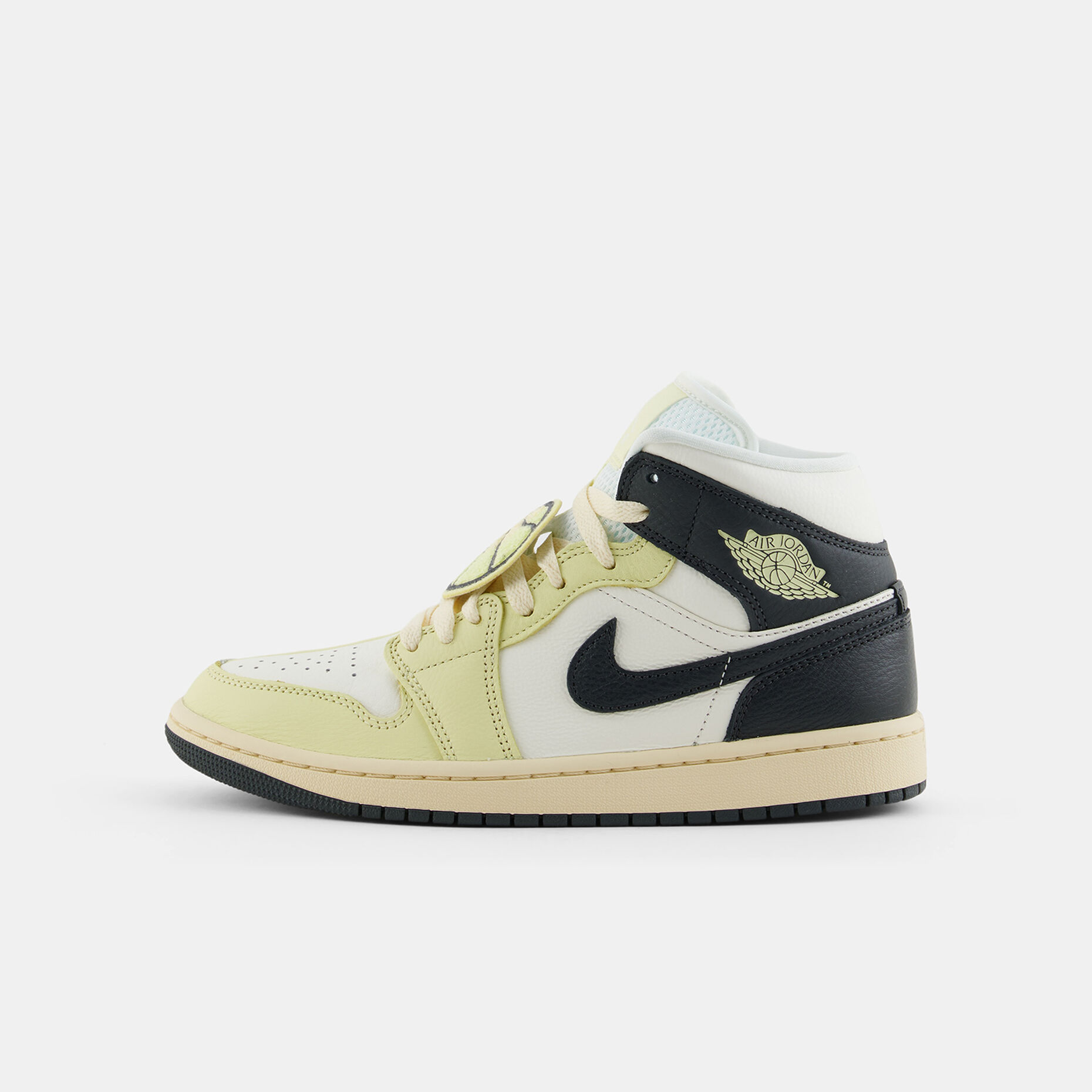 Air Jordan 1 Mid SE Fall League (W), giallo/nero/bianco