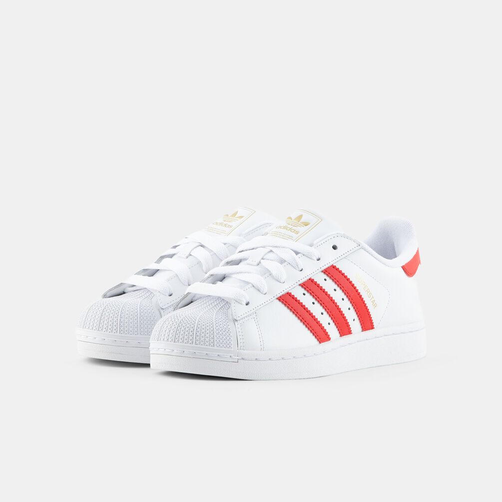 adidas Superstar II, bianco/rosso