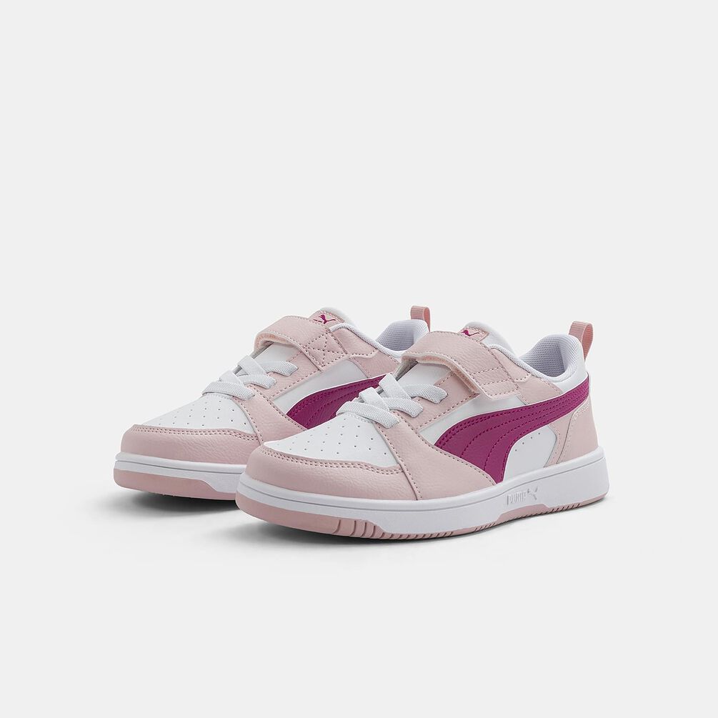 Puma Rebound V6 Lo, rosa/bianco/viola