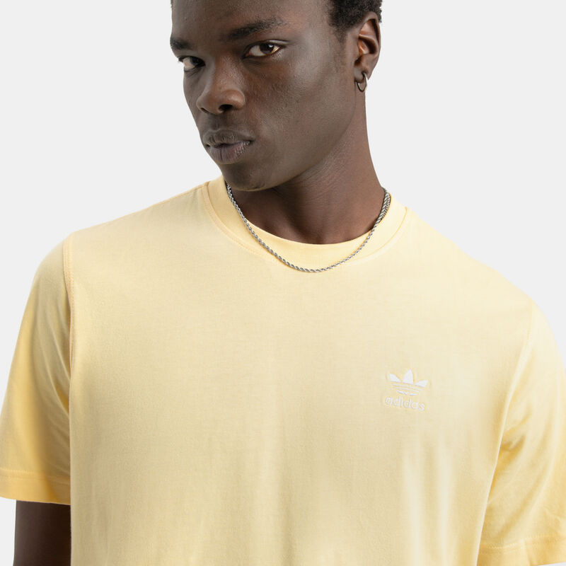 T-shirt adidas Trefoil Essentials, giallo/bianco