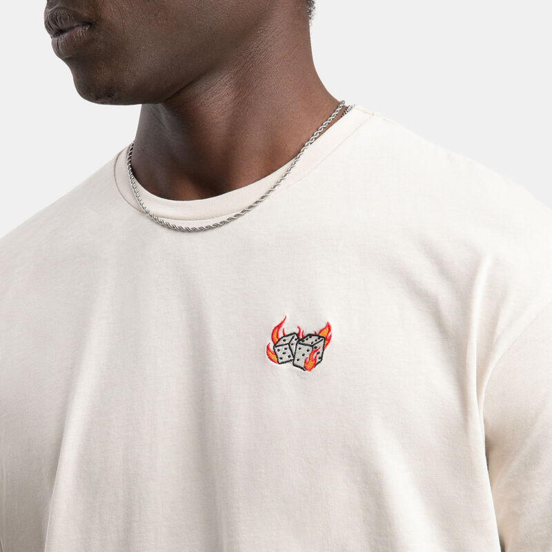 T-shirt Speedy Tee AW LAB, beige/rosso