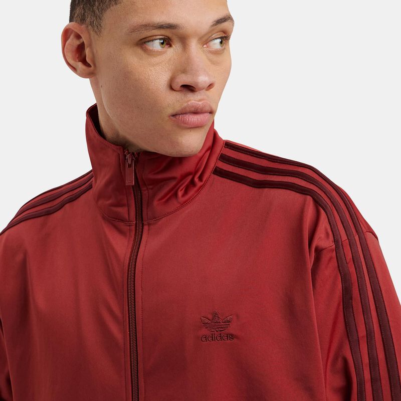 Felpa con zip adidas Track top adicolor Classics Firebird, rosso/bordeaux