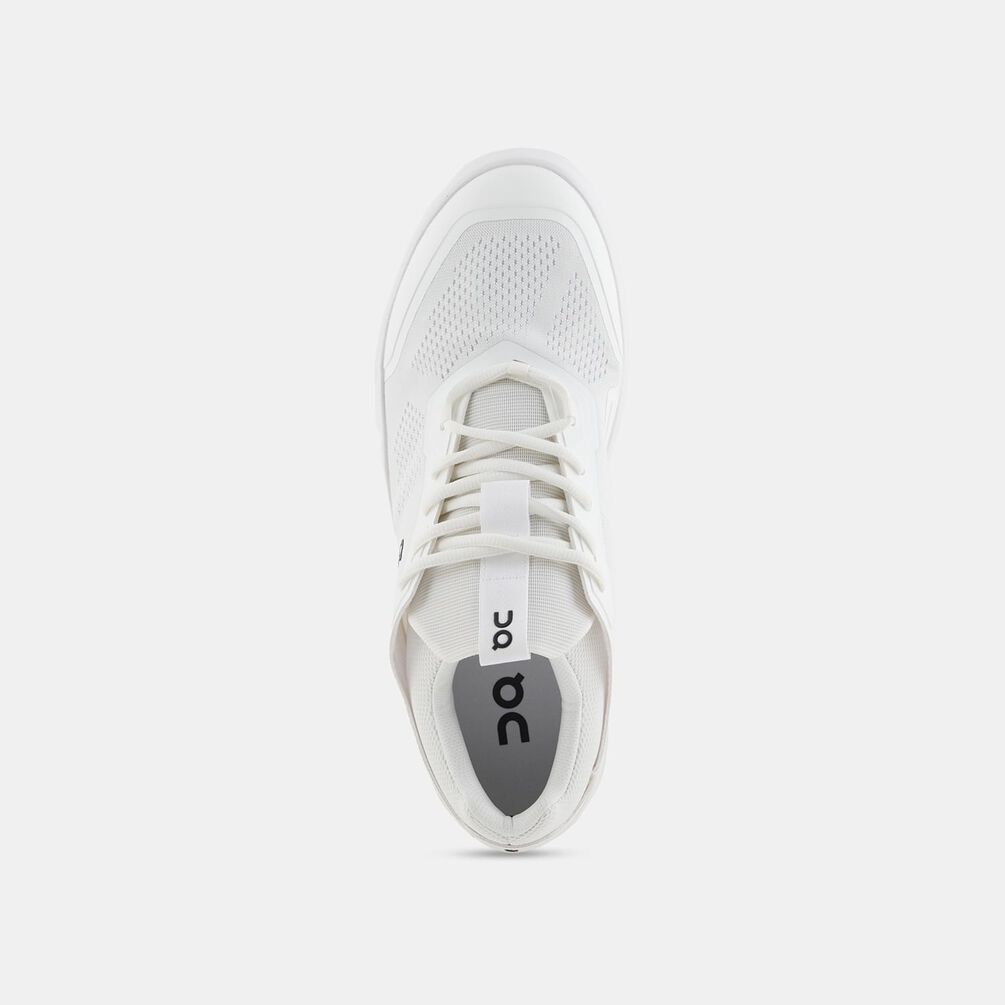 On THE ROGER Spin, bianco/nero