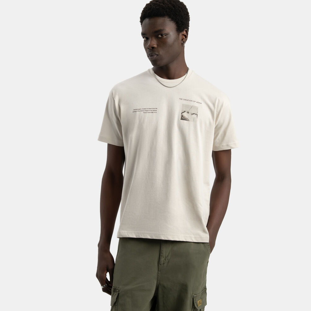T-shirt Speedy Tee Michelangelo, beige/nero