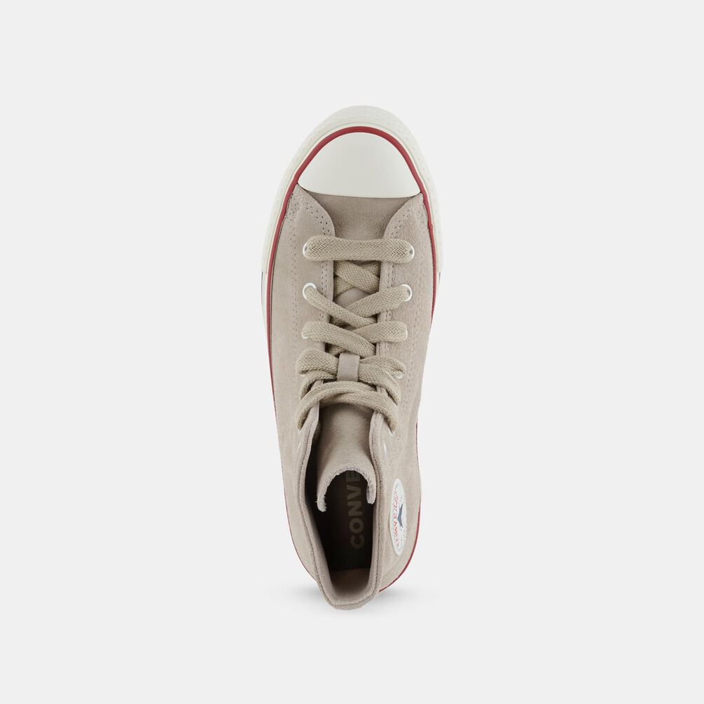 Converse Chuck Taylor All Star EVA Lift Platform Suede, beige/rosso/blu
