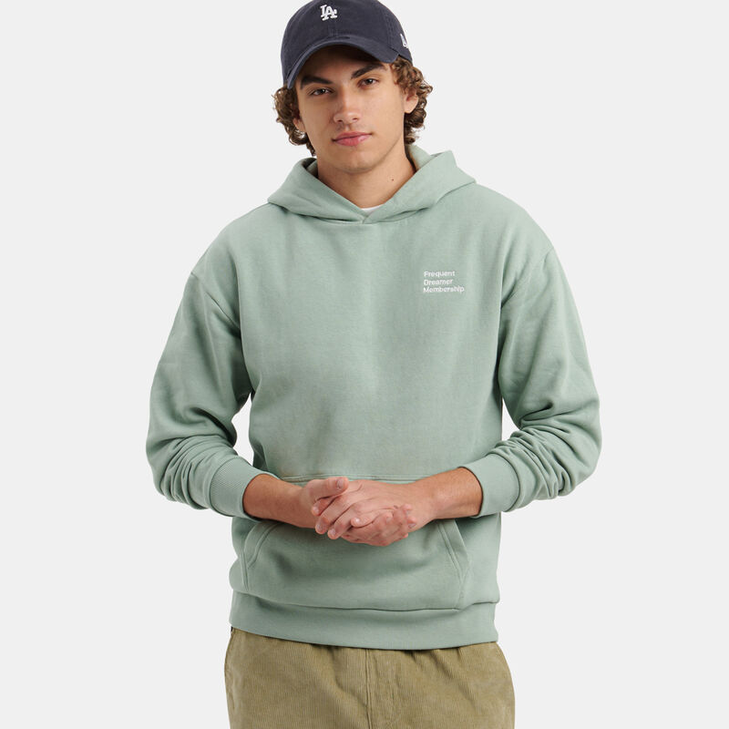 Felpa Speedy Fleece AW LAB Hoodie, verde/bianco