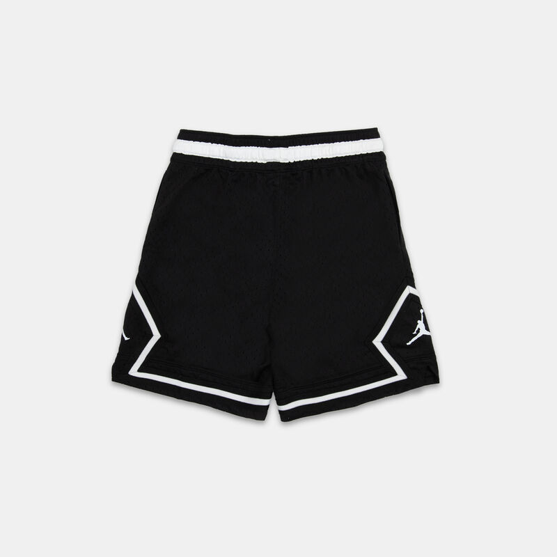 Short Jordan Dri-FIT Diamond ragazzi, nero/bianco