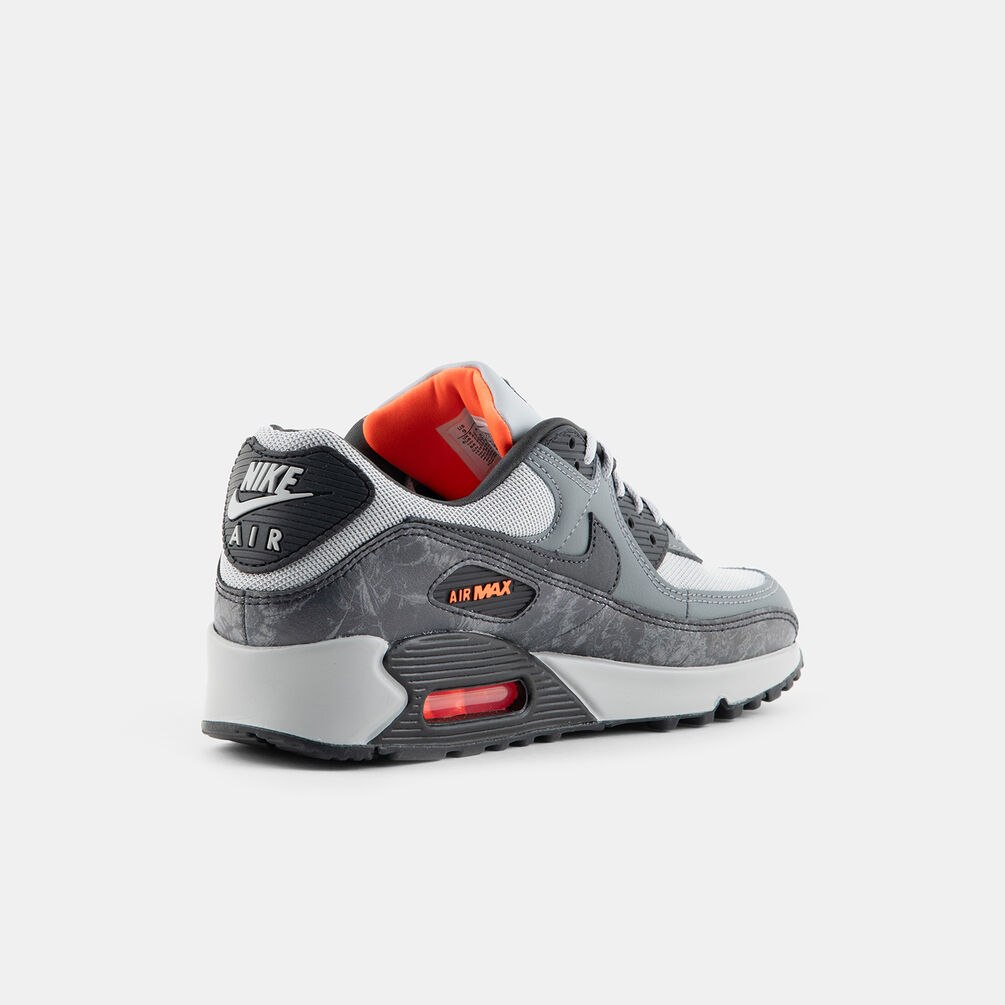 Nike Air Max 90 Premium, grigio/nero/arancione