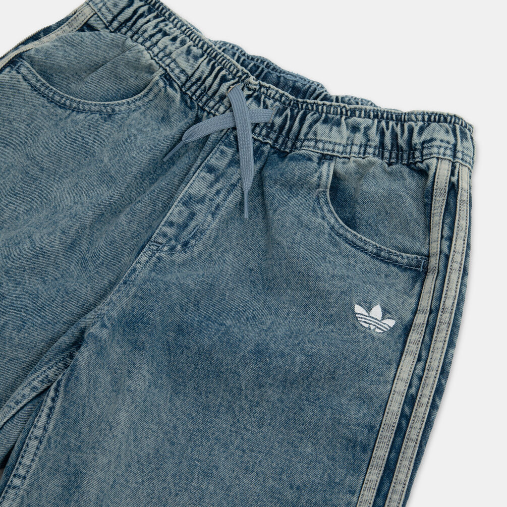 Jorts adidas Firebird adicolor Denim ragazzi, azzurro