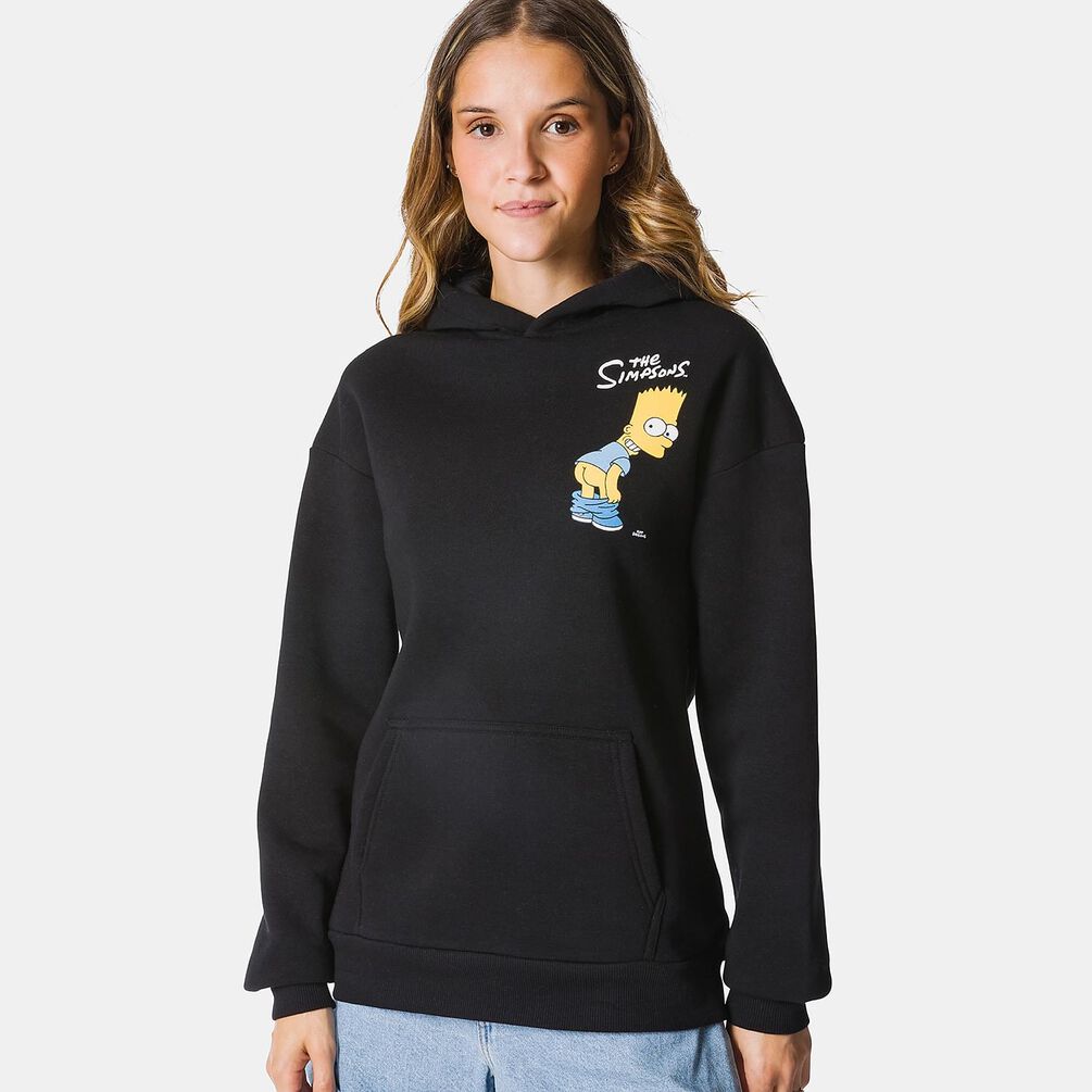 Felpa Speedy Fleece Bart Simpson 2, nero