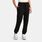 Pantaloni Speedy Fleece AW LAB Small Logo, nero