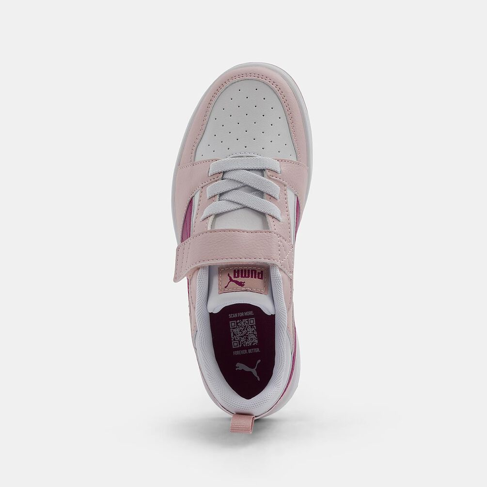 Puma Rebound V6 Lo, rosa/bianco/viola