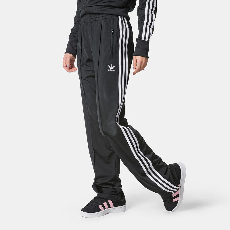 Pantaloni adidas adicolor Classics Firebird, nero/bianco