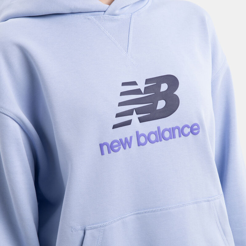 Felpa New Balance Athletics, lilla/blu