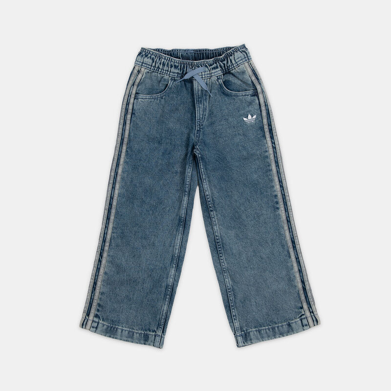 Pantaloni adidas Firebird Loose Denim bambini, azzurro