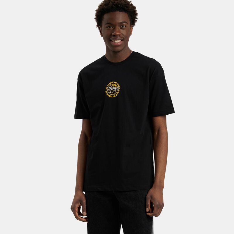 T-shirt Speedy Tee Tupac, nero/giallo/viola