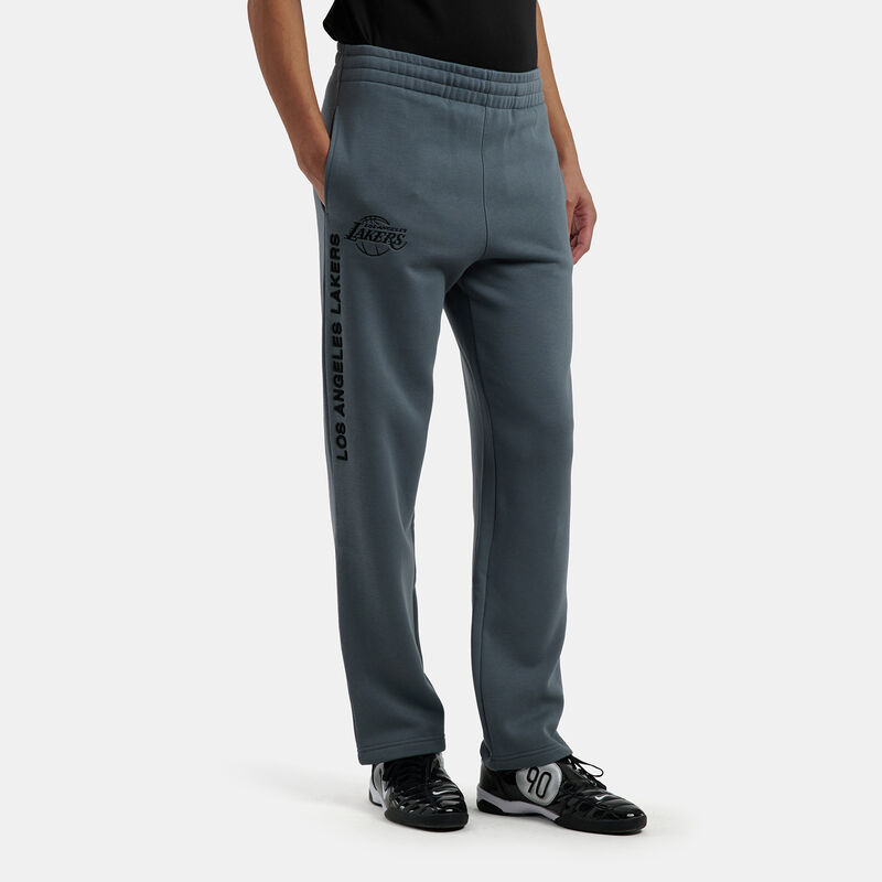 Pantaloni New Era LA Lakers NBA Linear, grigio/nero