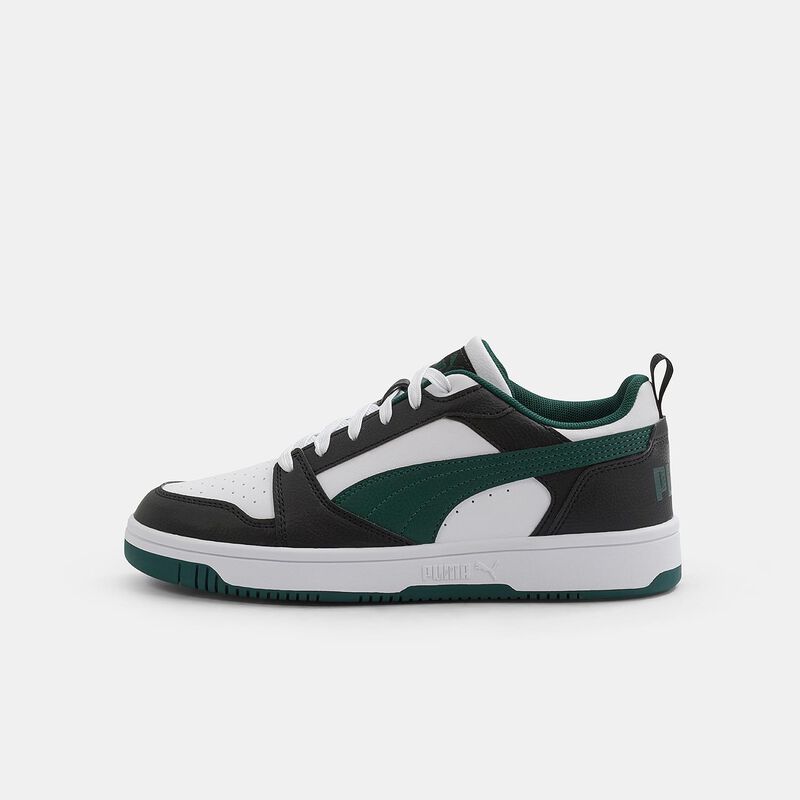 Puma Rebound V6 Lo, Bianco/nero/verde