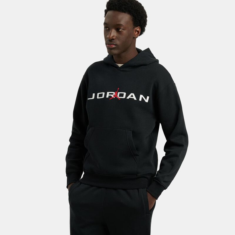 Felpa Jordan Essentials, nero/bianco/rosso