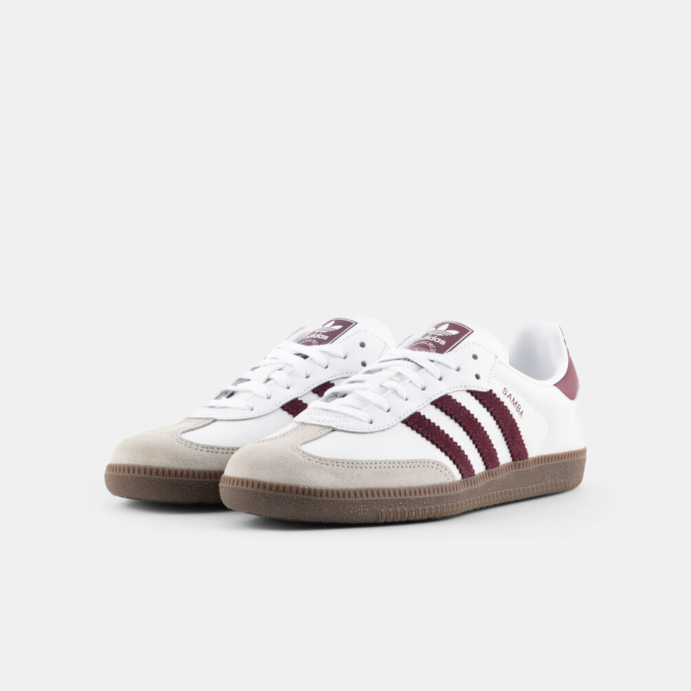 adidas Samba OG, bianco/bordeaux