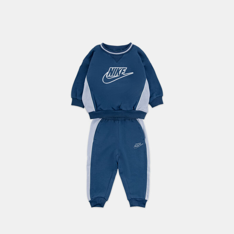 Completo Nike Color Blocked neonati, blu