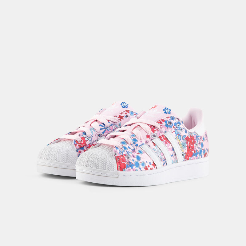adidas Superstar II x Liberty London, rosa/bianco/multicolor