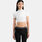 T-shirt Under Armour HeatGear&reg; Mock Crop, bianco