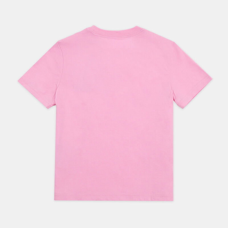 T-shirt Nike Sportswear Club bambini, rosa/bianco