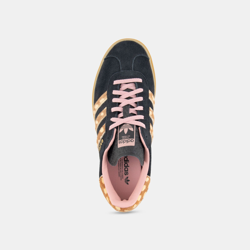 adidas Gazelle Bold, nero/rosa/animalier