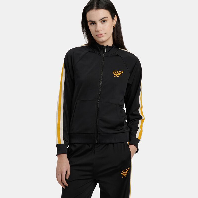 Felpa con zip VRL Tracksuit Pack, nero/giallo/bianco