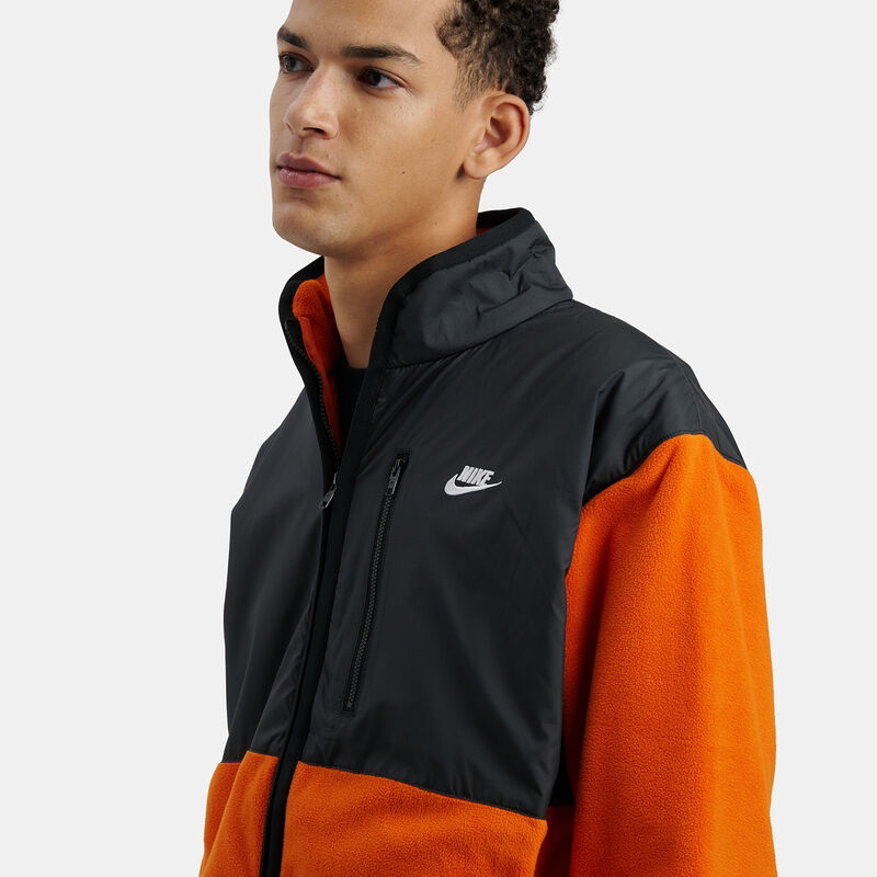 Giacca Nike Sportswear Club Winterised, arancione/nero