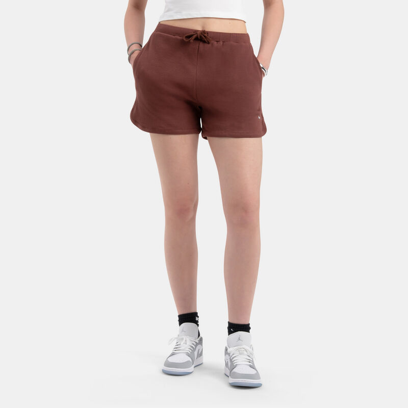Short VRL Soft Ribbed, marrone