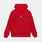 Felpa Jordan Baseline ragazzi, rosso/nero/bianco