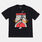 T-shirt Jordan Authentic ragazzi, nero/rosso/bianco