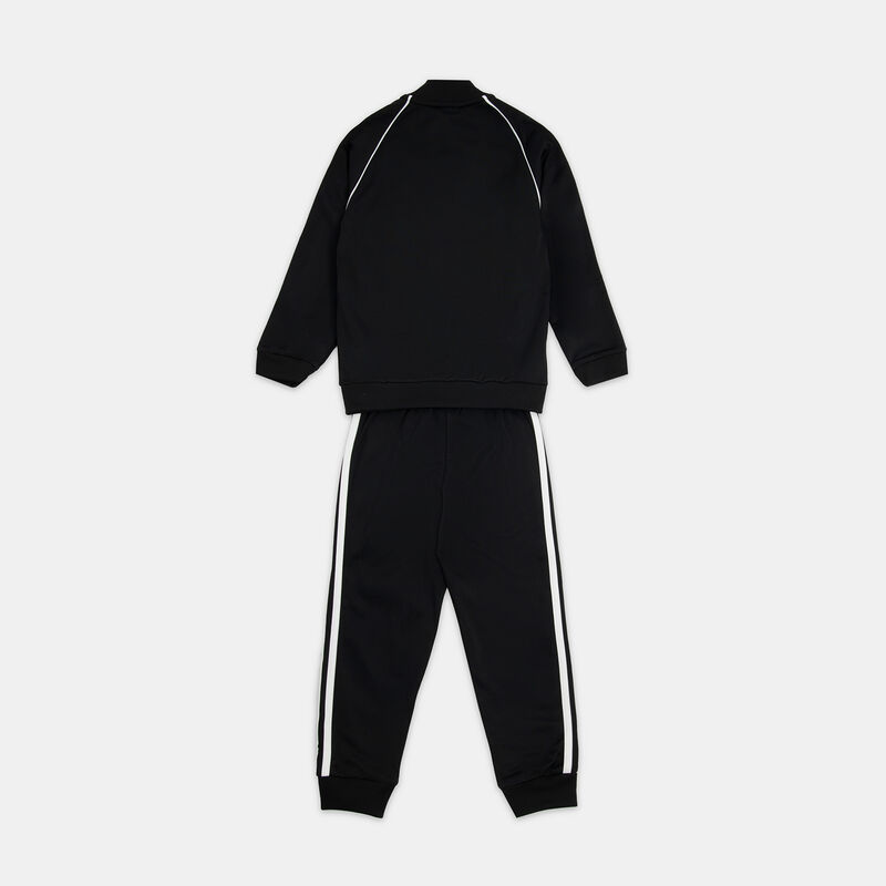Completo adidas adicolor SST bambini, nero/bianco