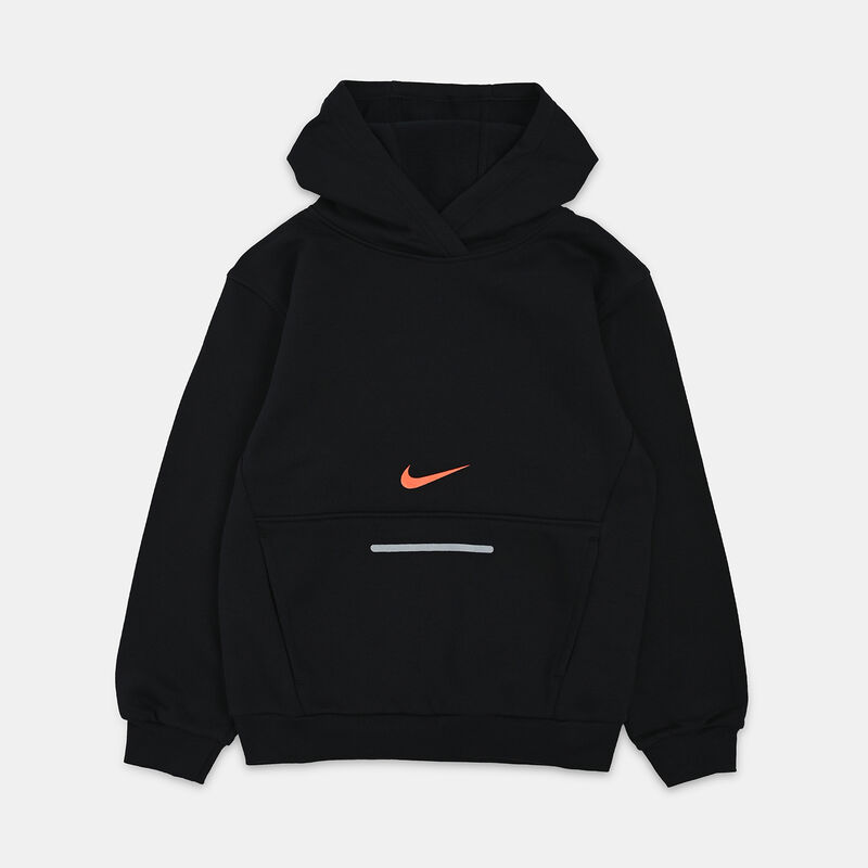 Felpa Nike Sportswear Club Fleece Brand Energy ragazzi, nero/arancione/grigio