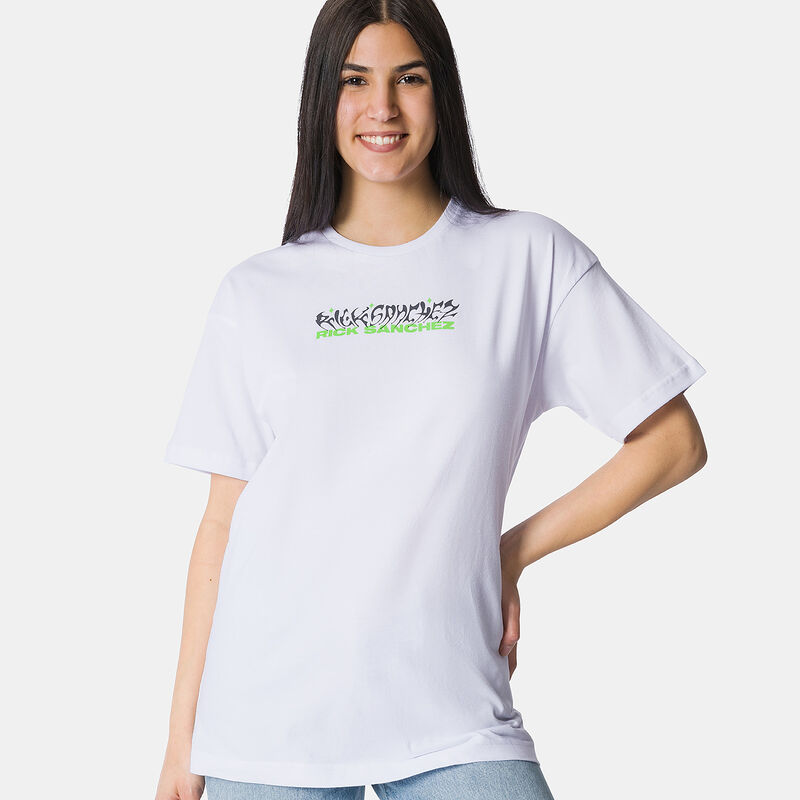 T-shirt Speedy Tee Rick And Morty, bianco/verde/nero