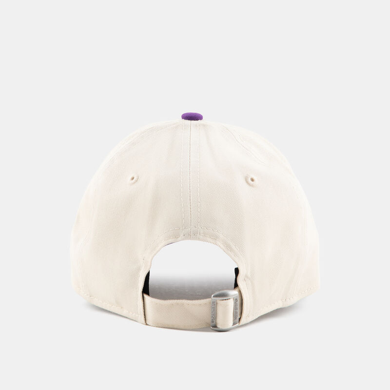 Cappellino New Era 9FORTY LA Dodgers MLB League Essential bambini, beige/viola