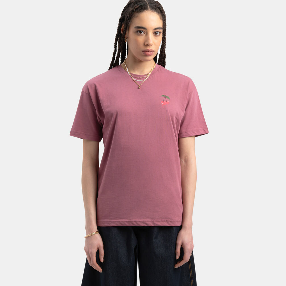 T-shirt Speedy Tee AW LAB, bordeaux/verde/rosso