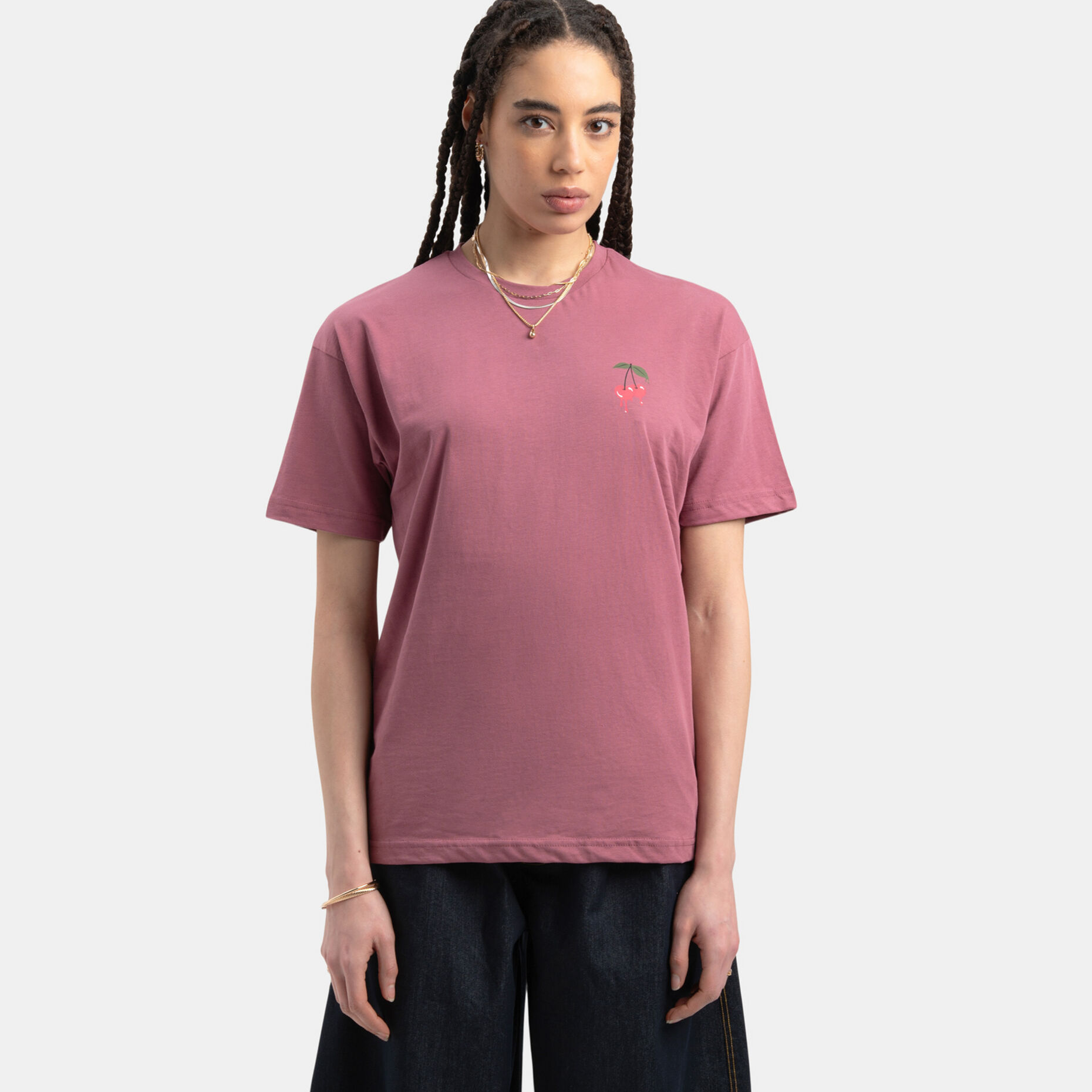T-shirt Speedy Tee AW LAB, bordeaux/verde/rosso