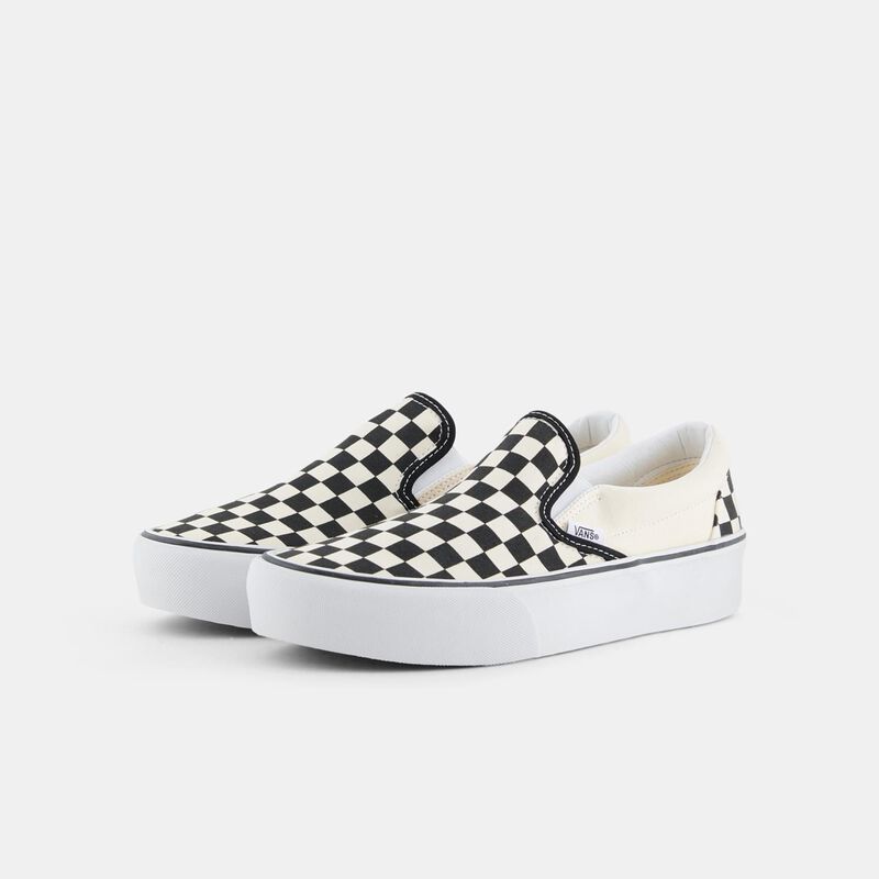 Vans Classic Slip-On Platform, bianco/nero
